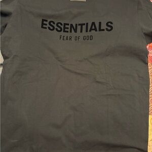 Fear of God Essentials Black Short Sleeve Tee